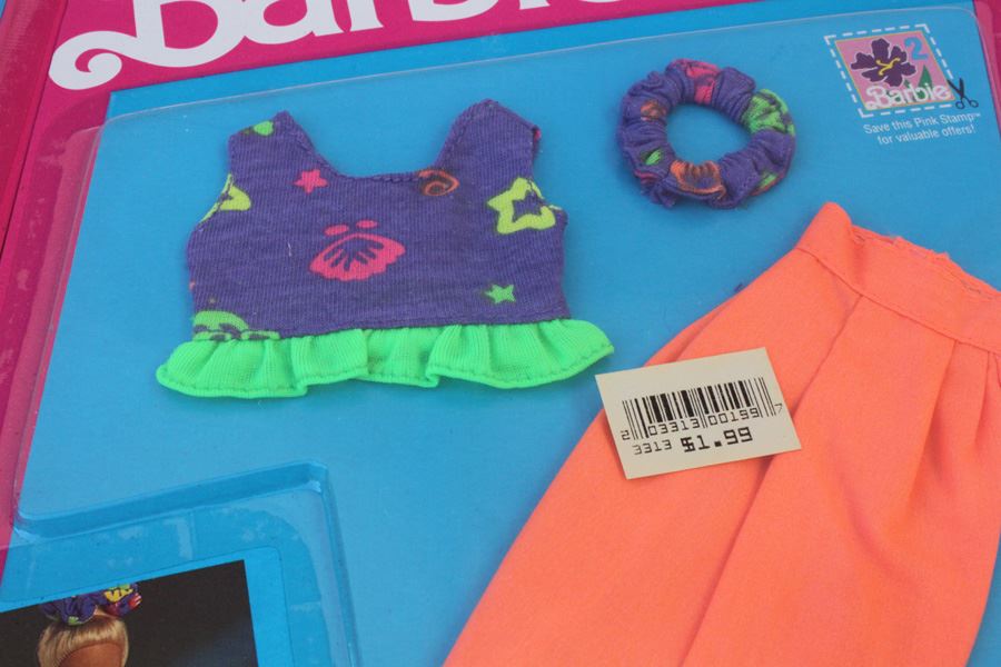 My First Barbie Outfits Clothing Mattel New On Card 1991 [Photo 2]