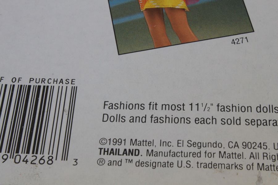 Barbie And Skipper Outfits Clothes Mattel New On Card 1978, 1985, 1988, 1991 [Photo 6]