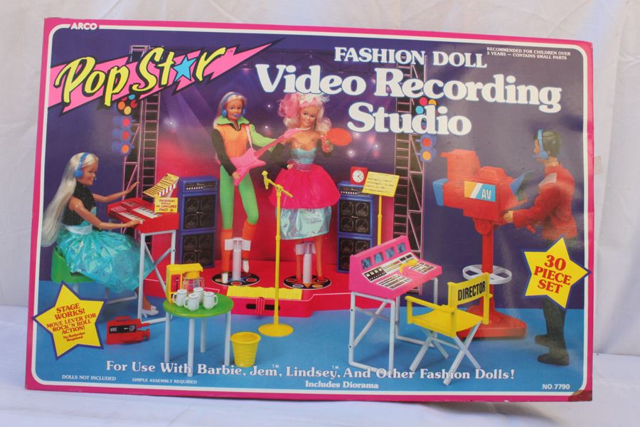 Pop Star Video Recording Studio Barbie ARCO New In Box 1985 [Photo 1]