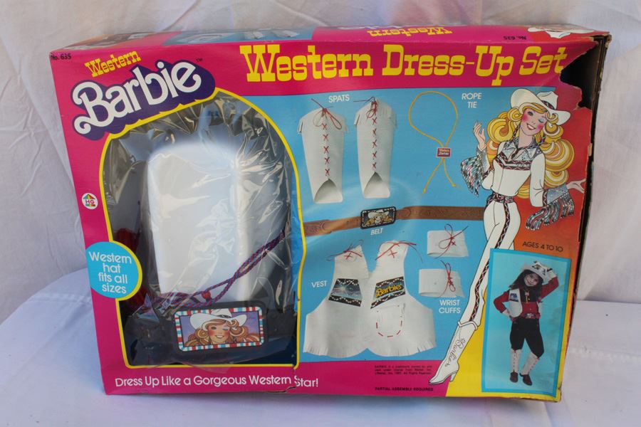 Western Barbie Western Dress-Up Set Mattel New In Box 1981 [Photo 1]