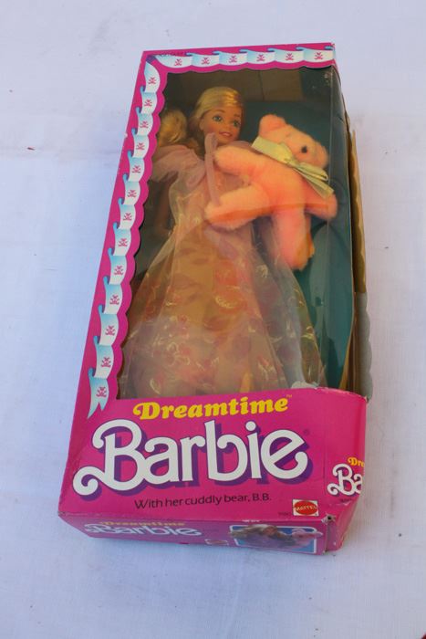 Dreamtime Barbie With Her Cuddly Bear, B.B. Mattel New In Box 1984 [Photo 1]