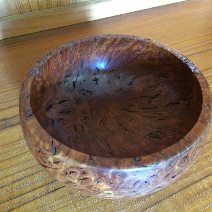 Jarrah Eucalyptus Marginata Bowl - Turned by Terry R. [Photo 2]
