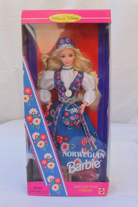 Norwegian Barbie Collector Edition Mattel New In Box 1995 [Photo 1]