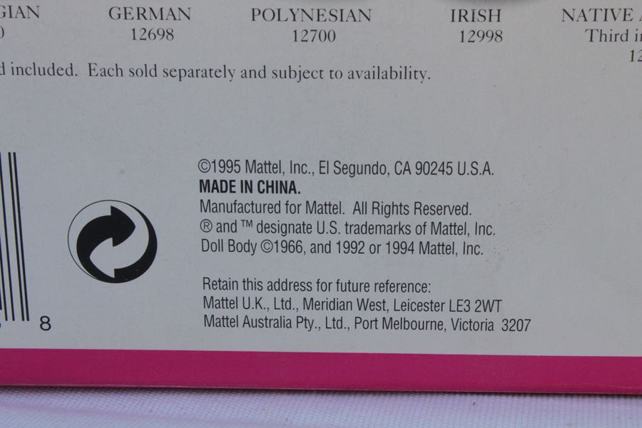 Japanese Barbie Collector Edition Mattel New In Box 1995 [Photo 4]