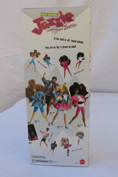 High School Jazzie Cool Teen Cousin Of Barbie Jazzie Mattel New In Box 1988 [Photo 3]