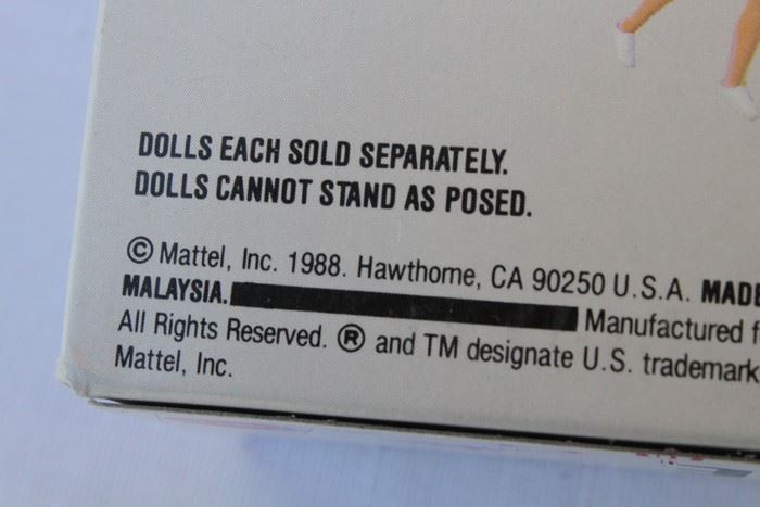 High School Jazzie Cool Teen Cousin Of Barbie DUDE Mattel New In Box 1988 [Photo 4]