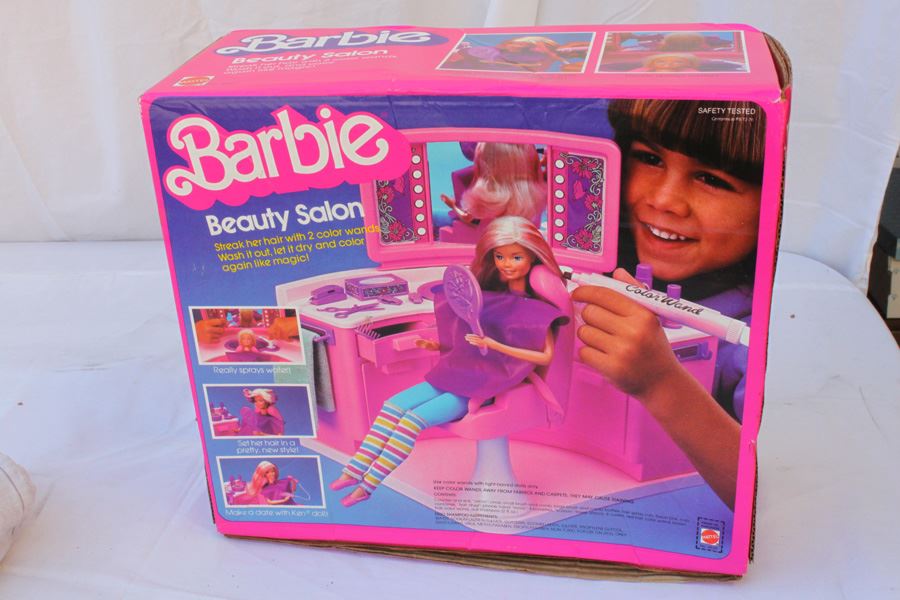 ontmoeten elektrode uitbarsting Barbie Beauty Salon Mattel New In Box 1983