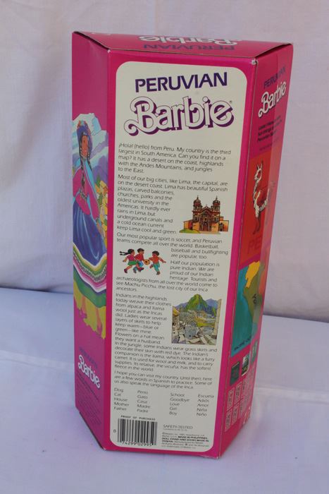 Peruvian Barbie Mattel New In Box 1985 [Photo 3]