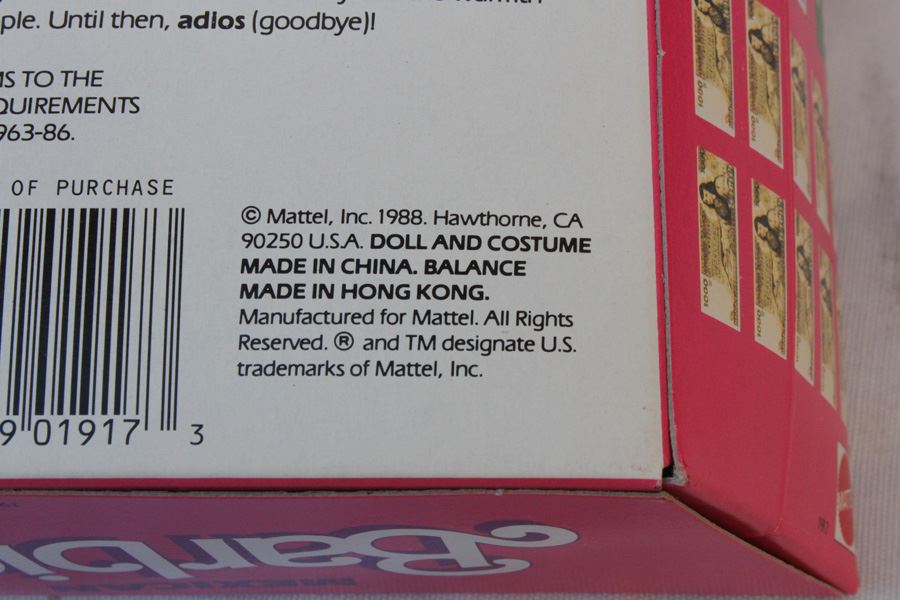 Mexican Barbie Mattel New In Box 1988 [Photo 4]