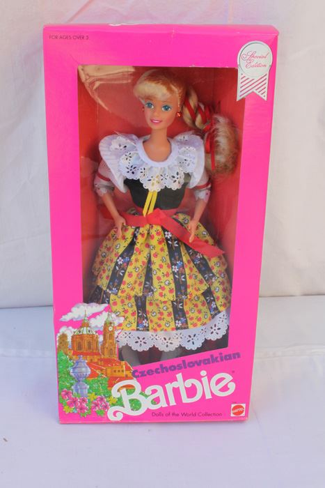 Czechoslovakian Barbie Mattel New In Box 1990