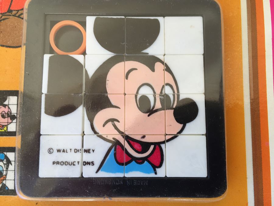 Disney Character Puzzles New On Card [Photo 3]