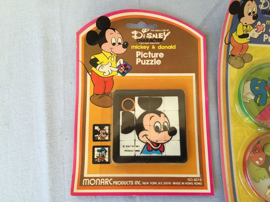 Disney Character Puzzles New On Card [Photo 2]