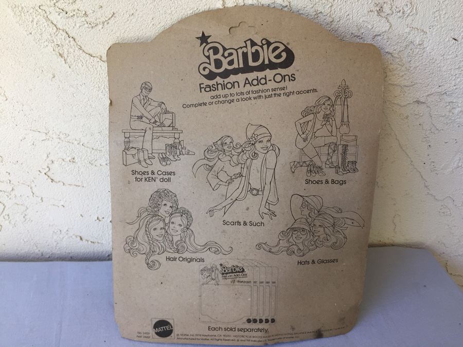 Ken Doll Fashion Add-Ons Shoes & Cases Mattel New On Card 1978 [Photo 6]