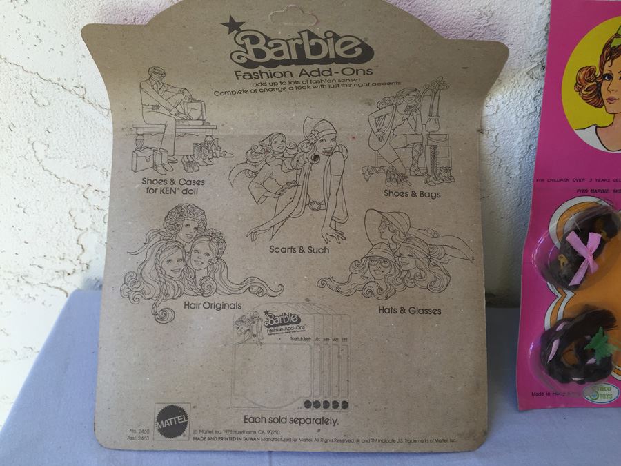 Barbie Fashion Add-Ons Mattel Hats & Glasses 1978 [Photo 6]