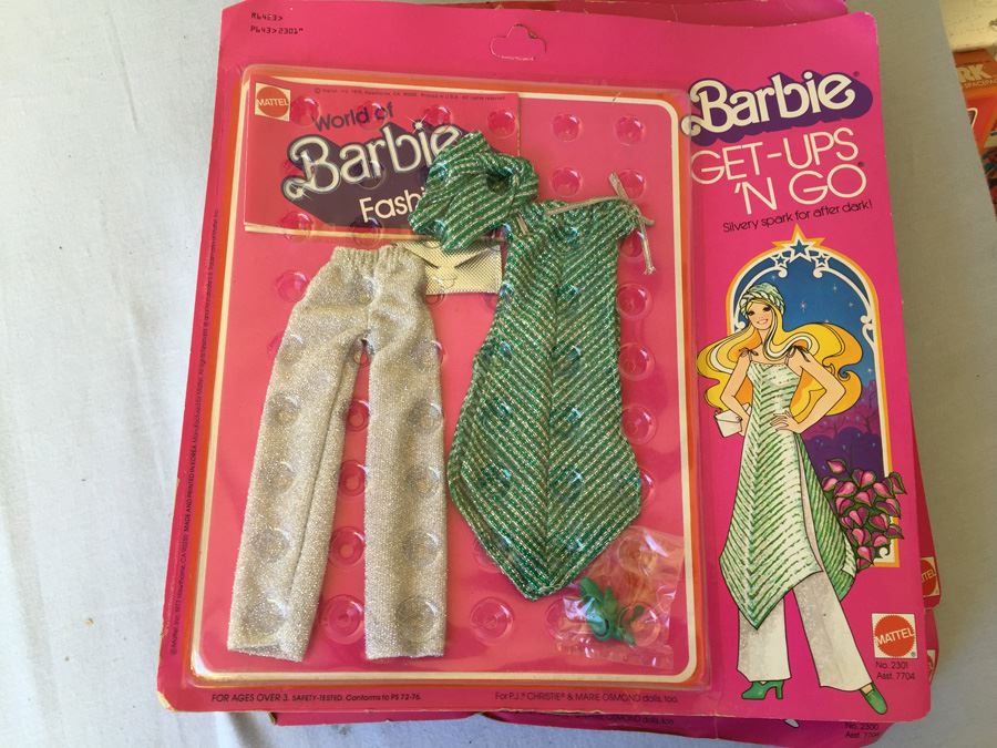 Barbie Get-Ups 'N Go Fashion Clothes Mattel New On Card 1976 & 1978 [Photo 24]
