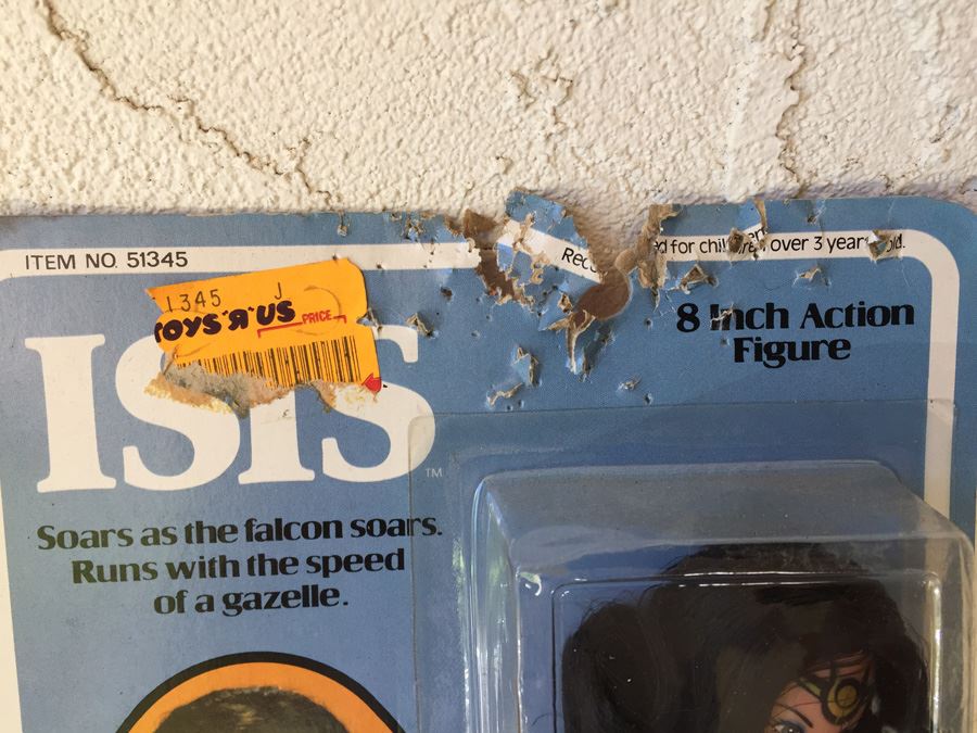 ISIS 8 Inch Action Figure MEGO New On Card Note Damage To Card 1976 [Photo 3]