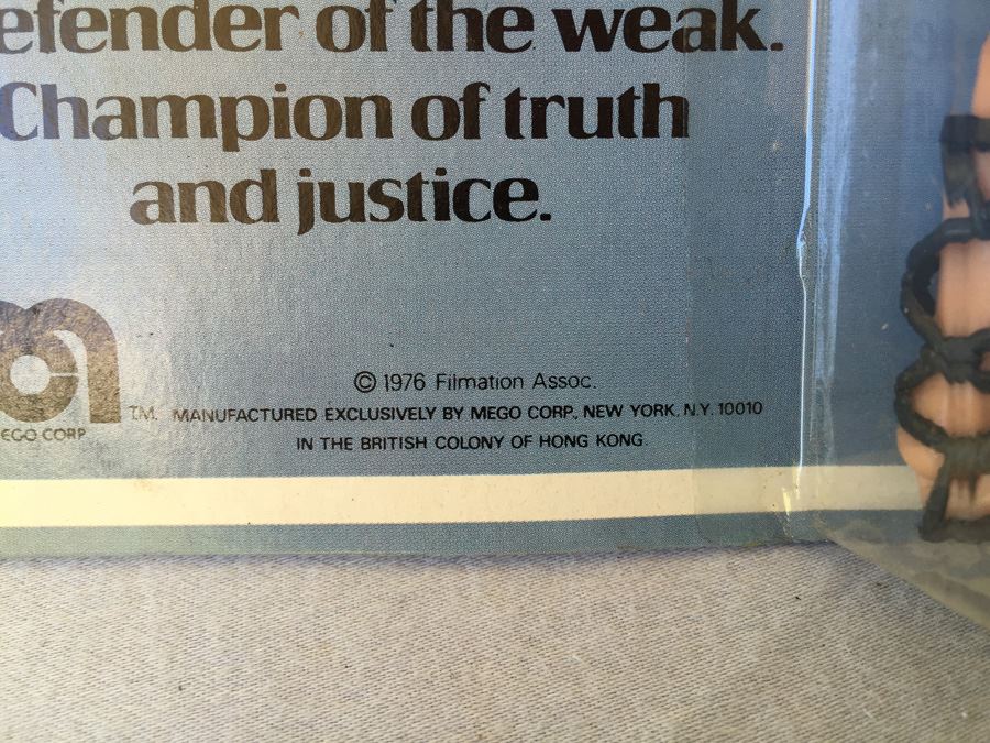 ISIS 8 Inch Action Figure MEGO New On Card Note Damage To Card 1976 [Photo 5]