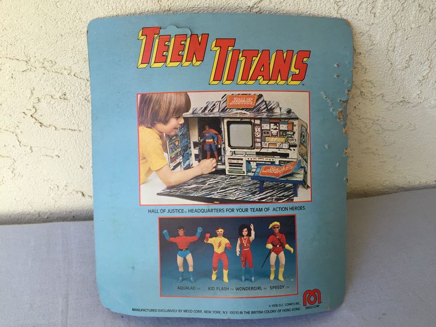 TEEN TITANS Wondergirl MEGO New On Card 1976 DC Comics [Photo 8]