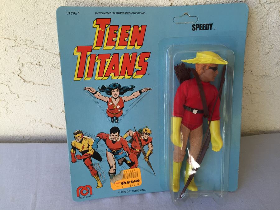 TEEN TITANS Speedy MEGO New On Card 1976 DC Comics