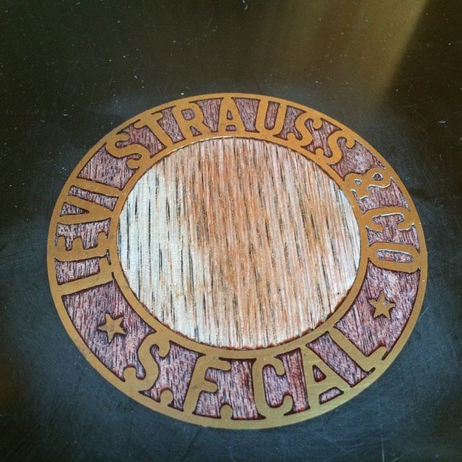 Levi Strauss & Co S.F. CAL Limited Edition Sales Award Tray [Photo 2]
