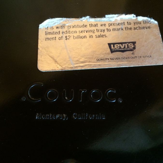 Levi Strauss & Co S.F. CAL Limited Edition Sales Award Tray [Photo 5]