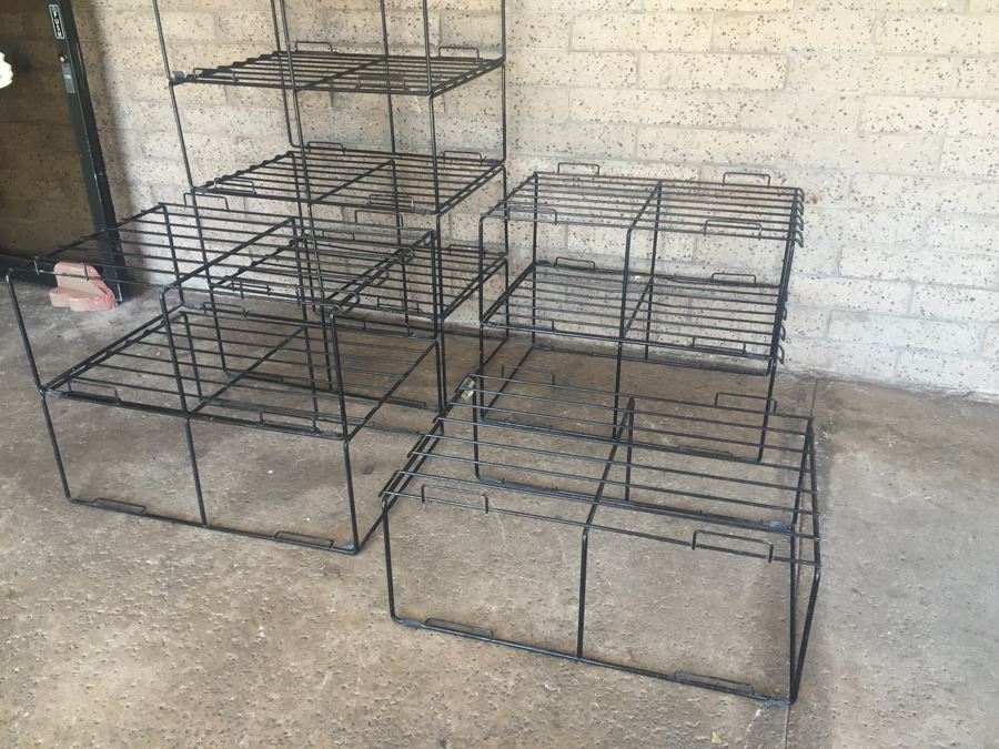 Metal Modular Stacking Shelves
