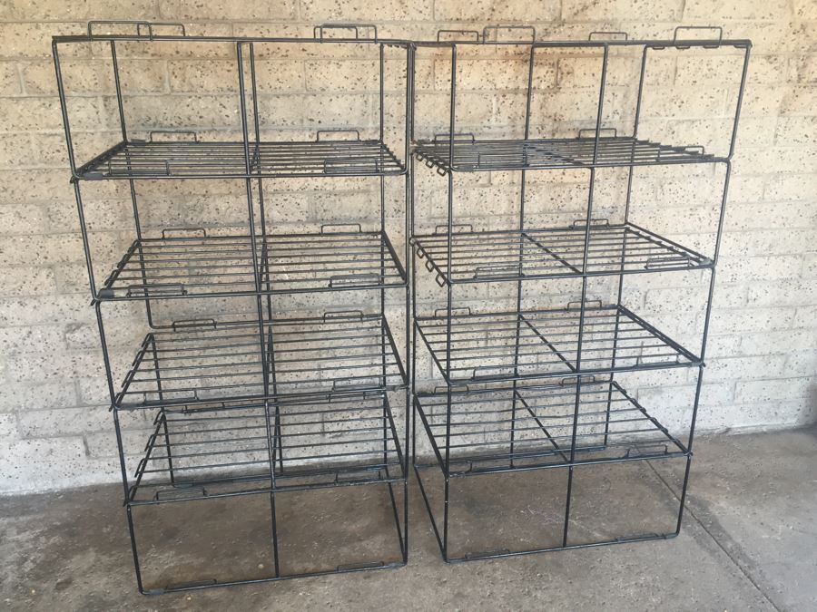 Metal Modular Stacking Shelves
