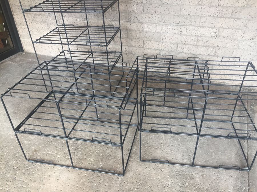 Metal Modular Stacking Shelves