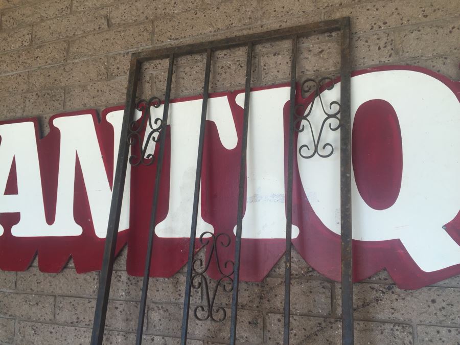 Large Wrought Iron Fence Section [Photo 7]