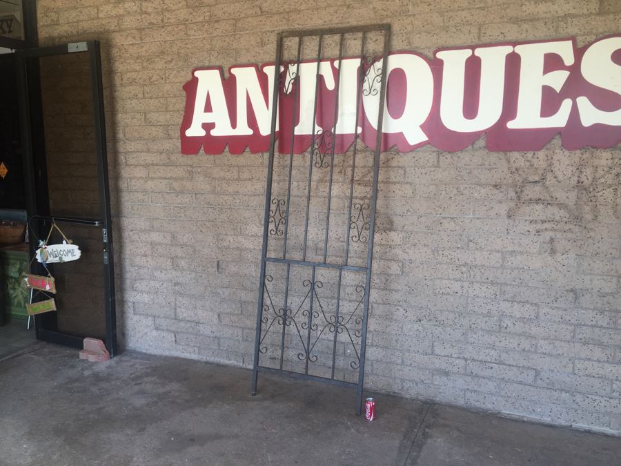 Large Wrought Iron Fence Section [Photo 8]