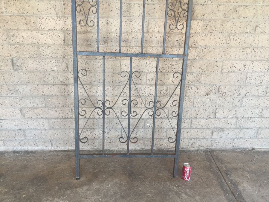 Large Wrought Iron Fence Section [Photo 4]