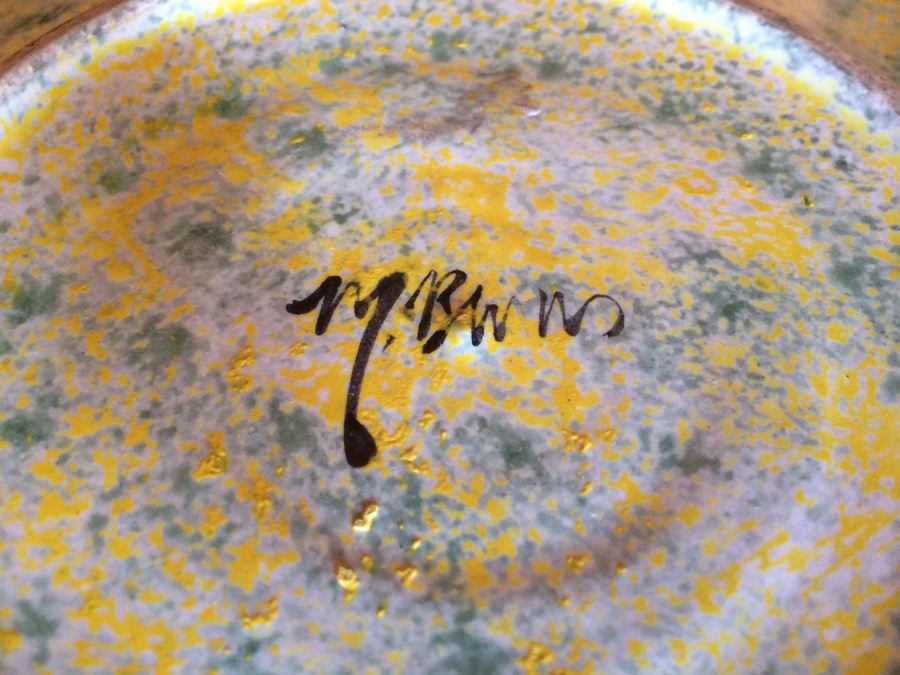 Signed Mid-Century Modern Plate [Photo 4]