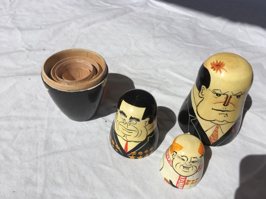 Vintage Nesting Dolls Russian And U.S. Themed Dolls [Photo 10]