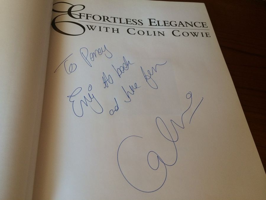 (3) Colin Cowie Books - One signed book [Photo 5]