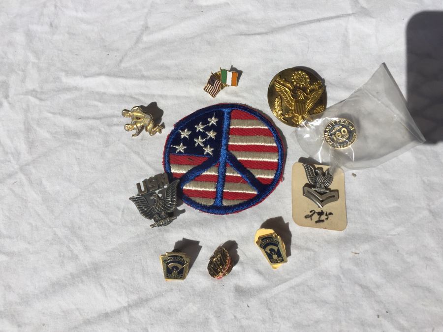 Vintage Patch And Pin Lot