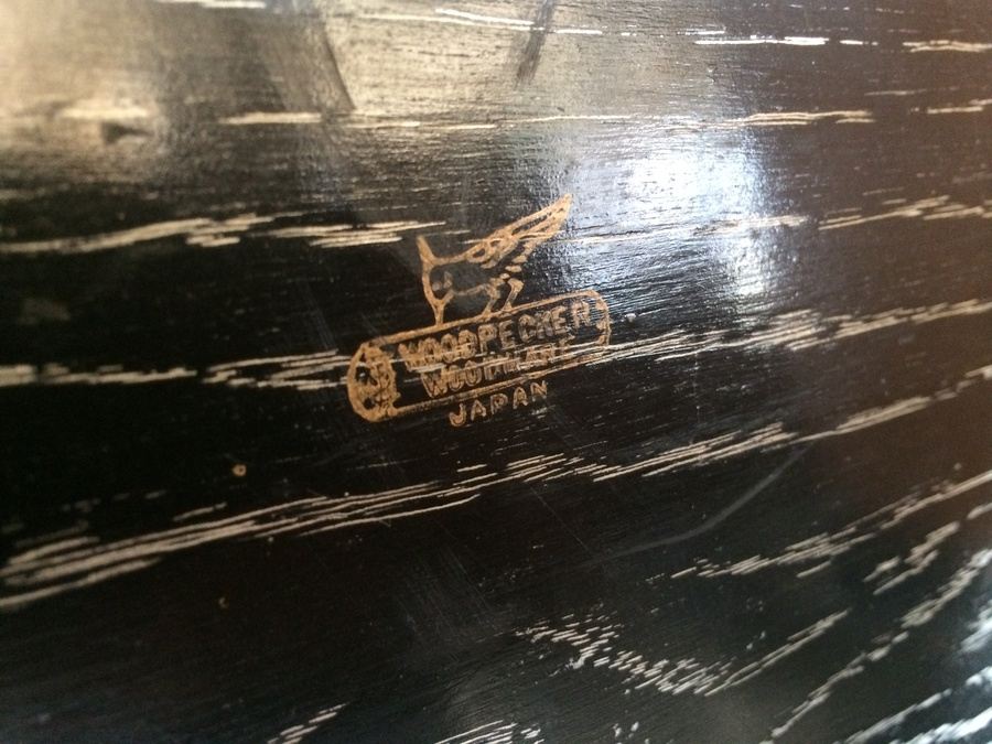 Stacking Japanese Woodpecker Woodware Trays [Photo 3]