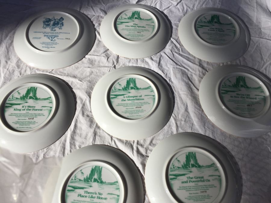 Wizard Of Oz Collectible Limited Edition Plates The Hamilton Collection Vintage 1988 [Photo 7]