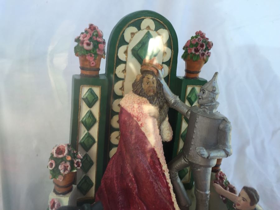 Collectible Wizard Of Oz Statues With Domed Glass Vintage 1990 [Photo 8]