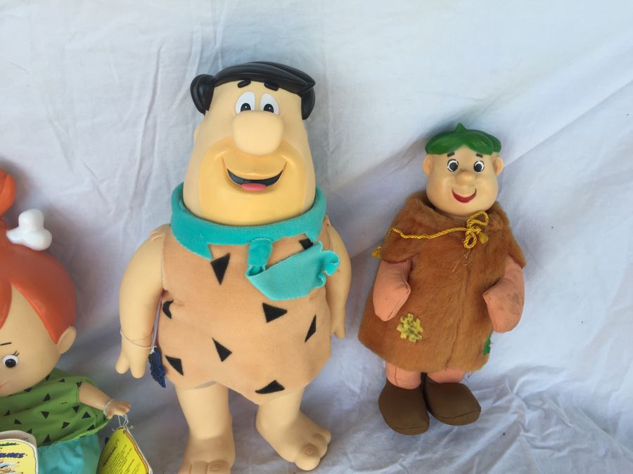 Vintage Flintstones Vinyl Plush Toy Lot [Photo 6]