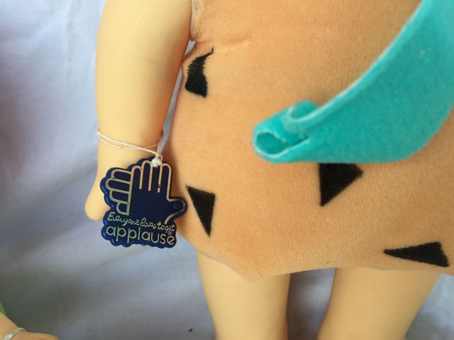 Vintage Flintstones Vinyl Plush Toy Lot [Photo 7]