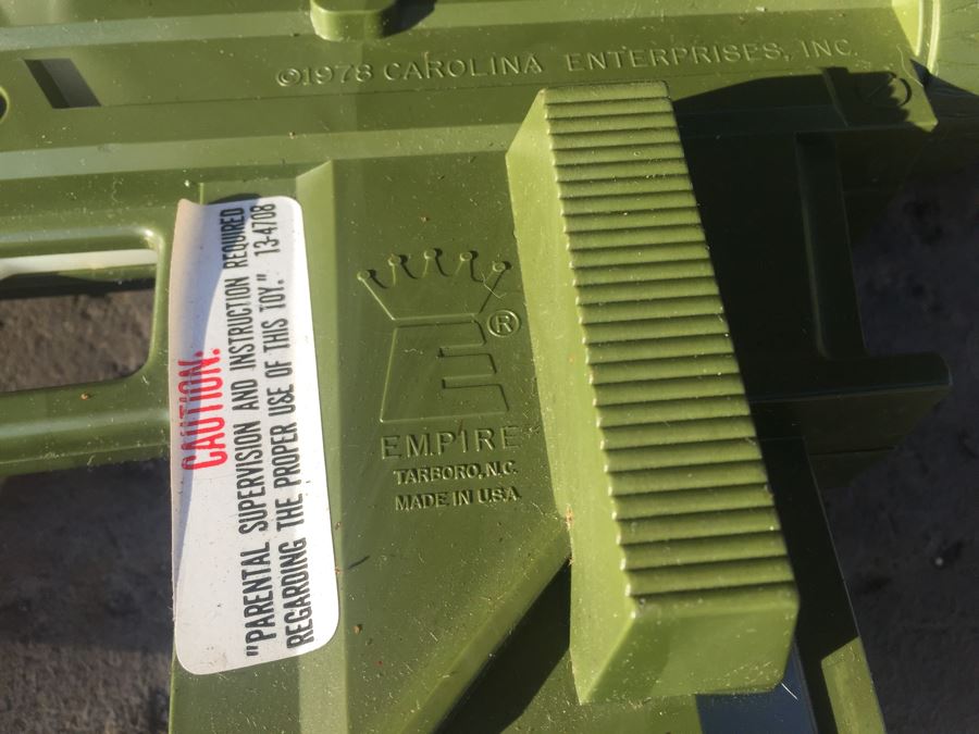 Vintage 1978 EMPIRE Green Toy Gun [Photo 3]