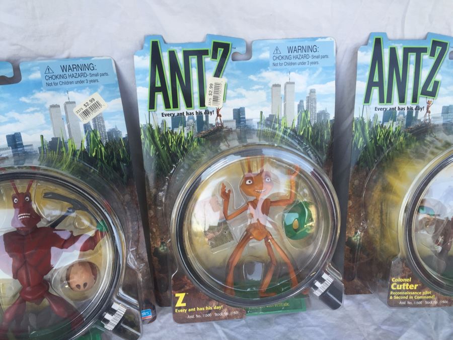 ANTZ Movie Action Figures New On Card Playmates 1998 [Photo 5]