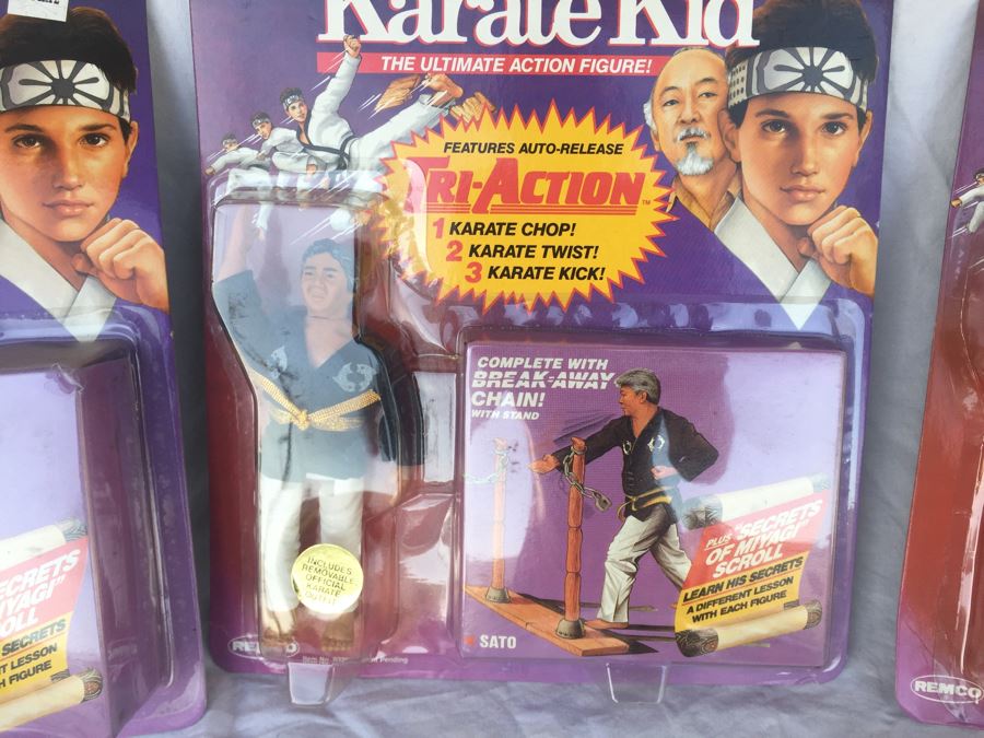 Vintage 1986 The Karate Kid Action Figures New On Card [Photo 4]