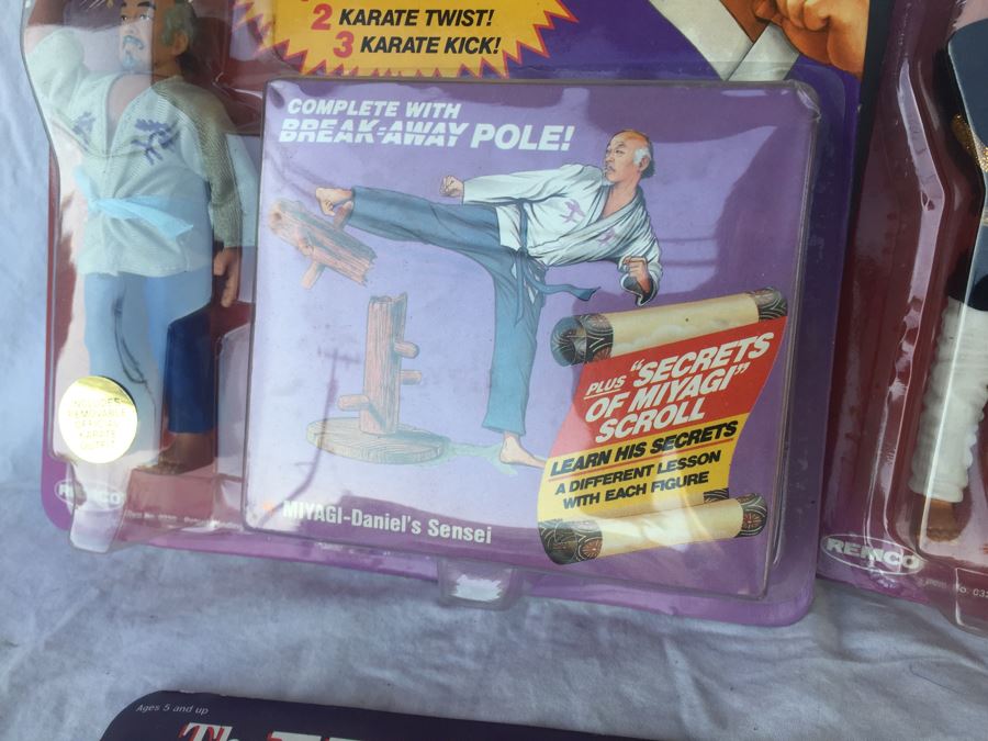 Vintage 1986 The Karate Kid Action Figures New On Card [Photo 3]