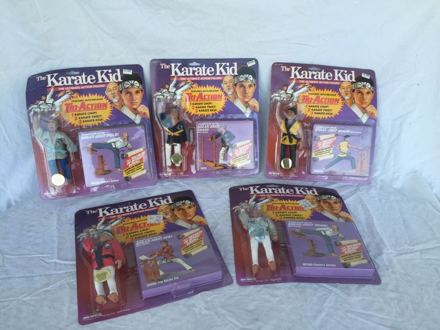 Vintage 1986 The Karate Kid Action Figures New On Card [Photo 1]