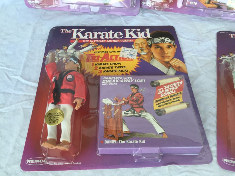 Vintage 1986 The Karate Kid Action Figures New On Card [Photo 8]