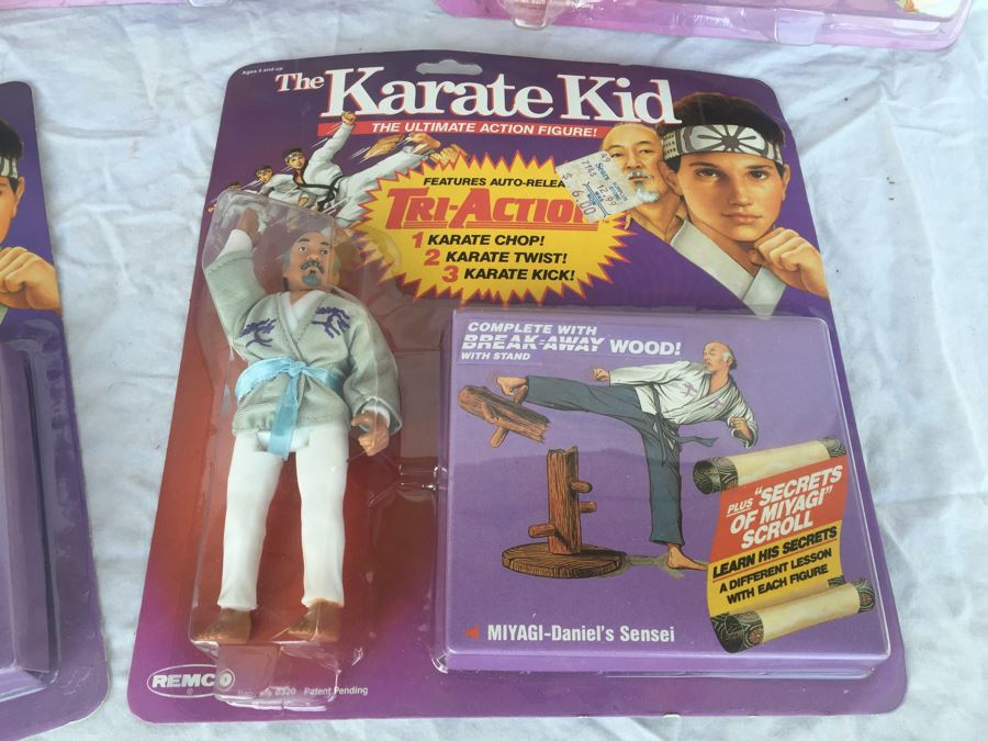 Vintage 1986 The Karate Kid Action Figures New On Card [Photo 10]