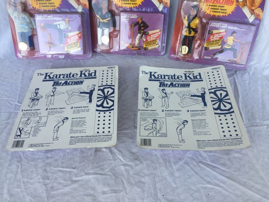 Vintage 1986 The Karate Kid Action Figures New On Card [Photo 12]