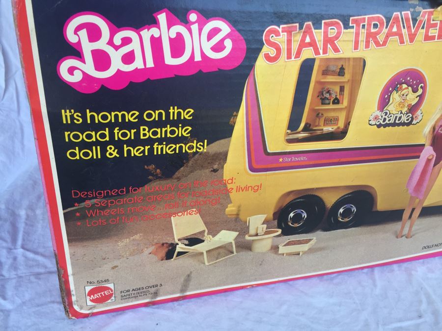 1976 Barbie Star Traveler Motorhome Camper Original Box 3' Long  [Photo 3]