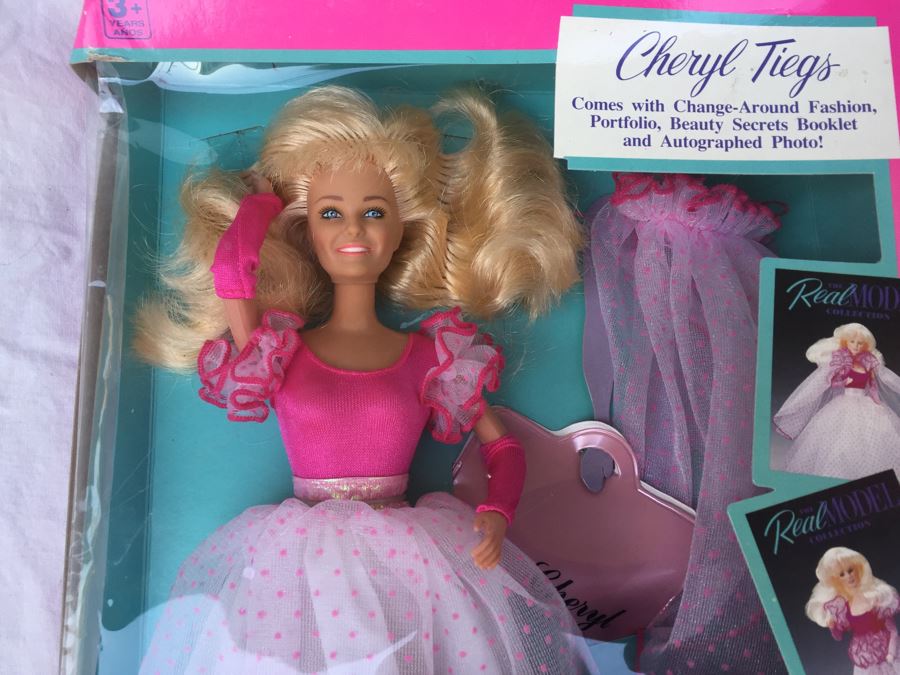 The Real Model Collection Dolls New In Box Matchbox Cheryl Tiegs, Beverly Johnson & Christie Brinkley Vintage 1989 [Photo 3]